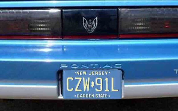 1980s style license plates are coming back to New Jersey