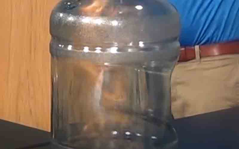 East Haven Police respond to child burn victim who did "Woosh Bottle Experiment"
