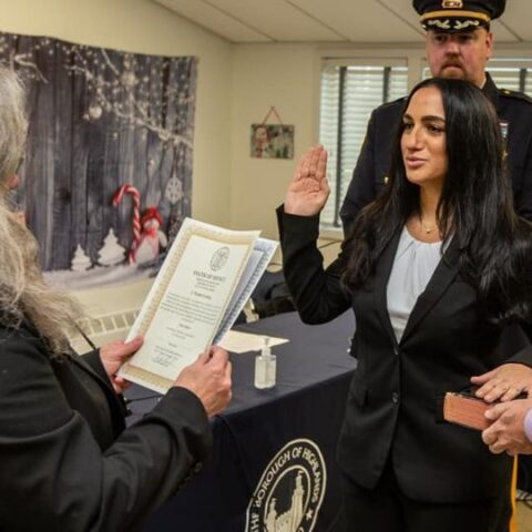 Highlands police department hires first female officer - photo licensed by shore news network.