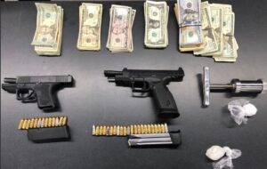Vehicle stop in baltimore results in three arrested and gun, drugs and cash recovered