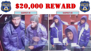 Suspects wanted for double murder in philadelphia