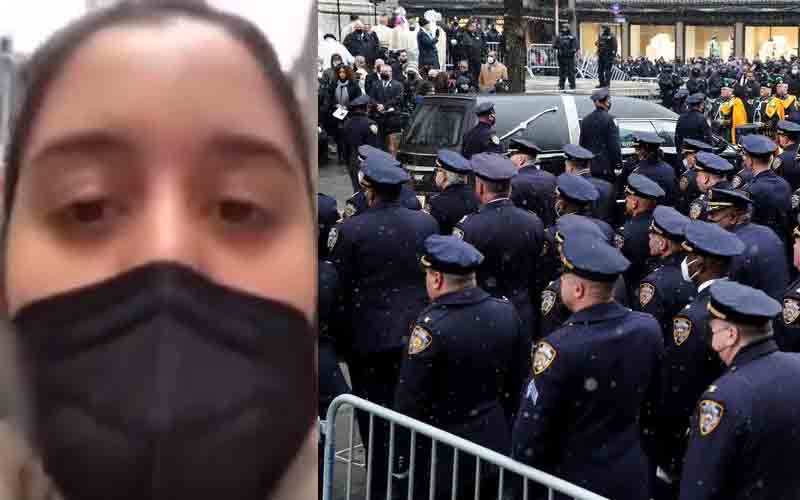 Actress Jacqueline Guzman fired from job after ranting on TikTok about road closures for slain NYPD officer's funeral