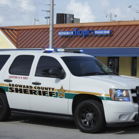 Police investigating hit and run in pompano beach - photo licensed by shore news network.