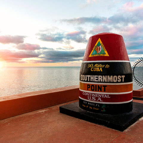 Vandals cause severe damage to america's southernmost landmark in key west - photo licensed by shore news network.