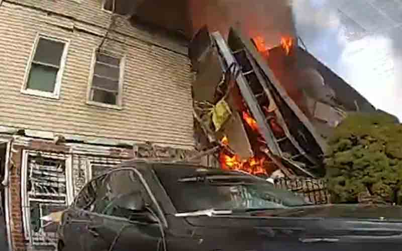 Watch: New York Police Officers rescue woman trapped under debris in Bronx home explosion