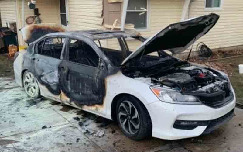 Rockville police say morning car fire was intentionally set