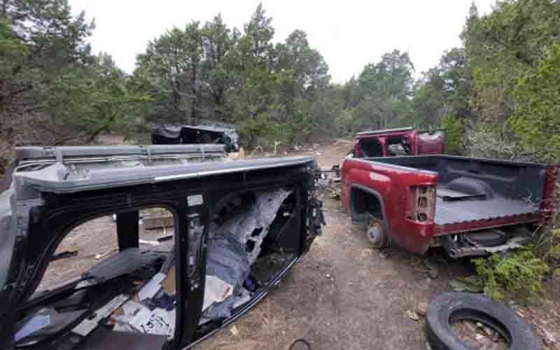 Dallas police discover major chop shop hidden in woods