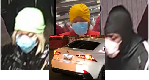 D.C. Police Seek Assistance Identifying Suspects and Car Involved in Theft and Assault