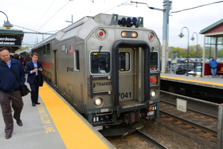 Nj transit train catches fire forcing commuters to seek alternative transportation on wednesday commute - photo licensed by shore news network.