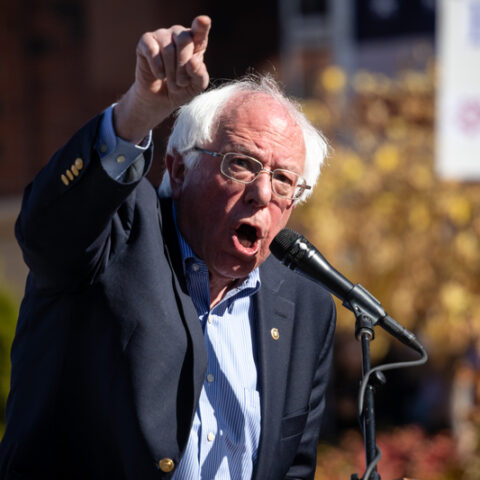Bernie sanders wants americans to mask harder and boost n95 production - photo licensed by shore news network.