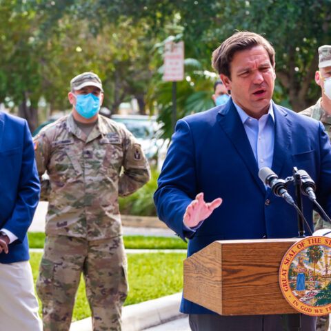 Desantis’ spokeswoman had a one word response to all the virtue signaling at the oscars - photo licensed by shore news network.