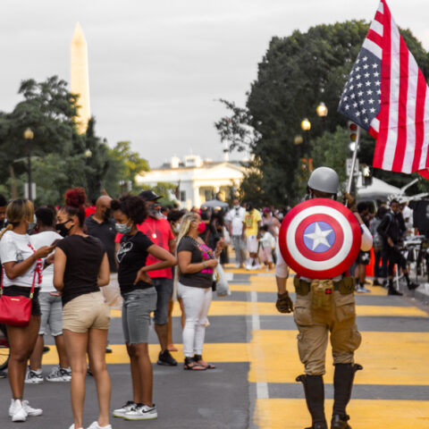 Phil murphy says january 6th was domestic terrorism, but when d. C. Burned a year earlier it was a peaceful protest - photo licensed by shore news network.