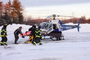 New jersey man shot multiple times trying to flee during home invasion, airlifted to trauma center