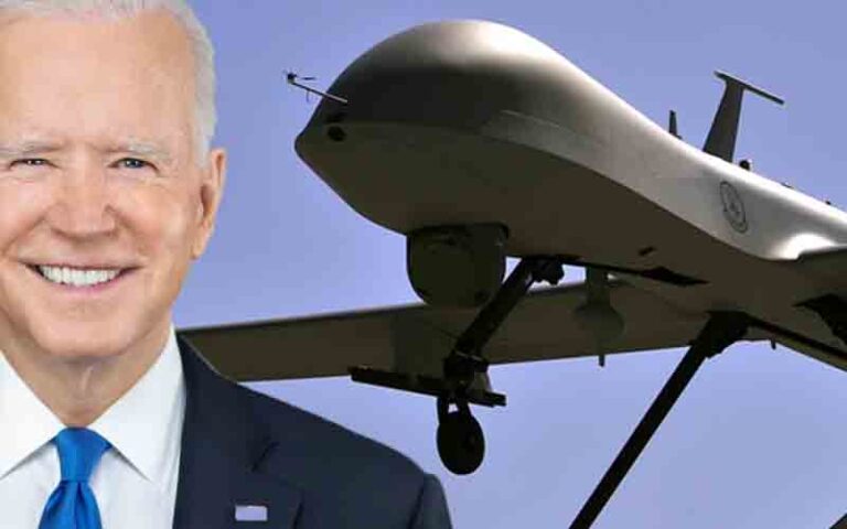 Report: drone strike kills 17 people on same day biden speaks with african leader - photo licensed by shore news network.