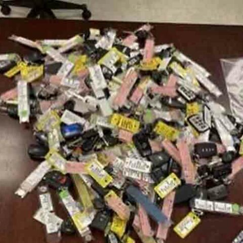 Teenage newark car thieves caught with over 100 stolen key fobs, car - photo licensed by shore news network.