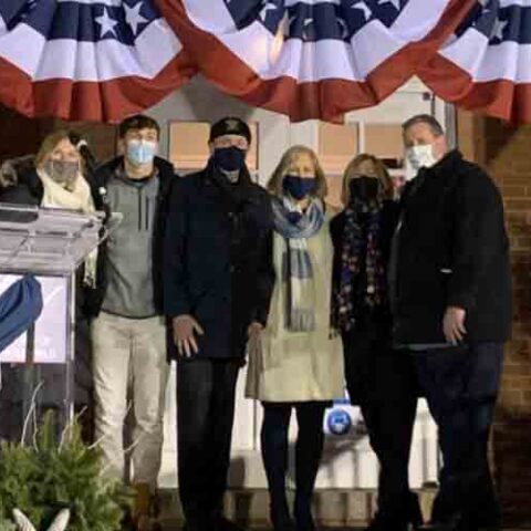 After wife tests positive for covid-19 new jersey governor phil murphy attends public ceremony - photo licensed by shore news network.