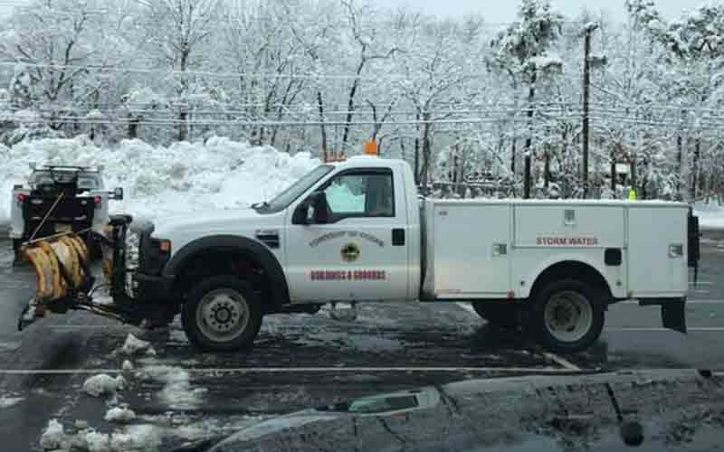 Ocean Township reminds residents to remove vehicles from the street for snow plows