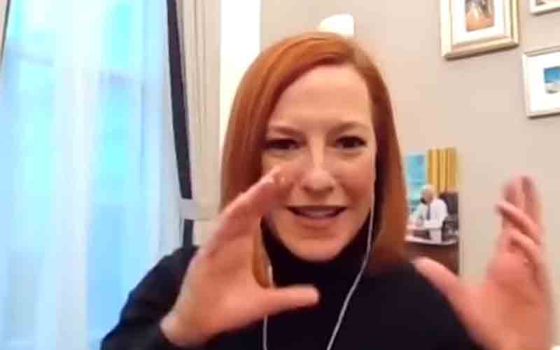 Jen Psaki thrilled about prospect of war in Ukraine, upset because Fox News talks about out of control violence in America