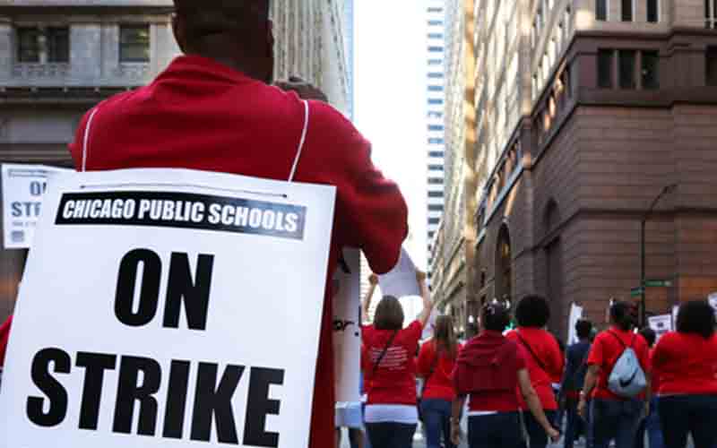 Massachusetts Schools Close Down As Teachers Go On Strike