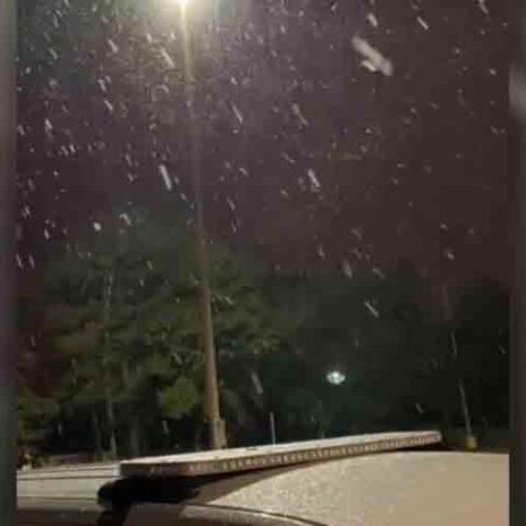 Tornado followed by snow in florida panhandle after 75-degree day - photo licensed by shore news network.