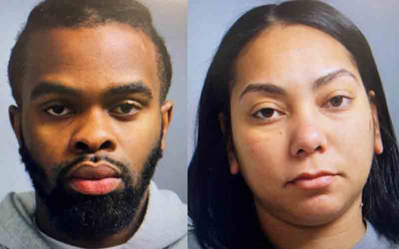 Couple arrested on gun charge after fleeing from police