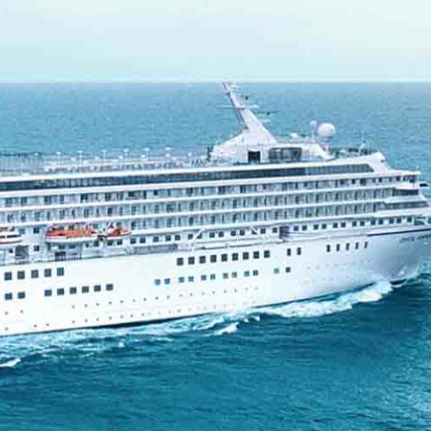 Cruise ship diverted from miami to the bahamas because the struggling company can't pay its bills - photo licensed by shore news network.