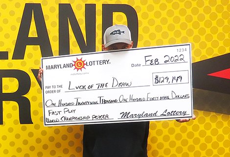 Lucky Feeling Leads Havre de Grace Man to $129K Win in FAST PLAY