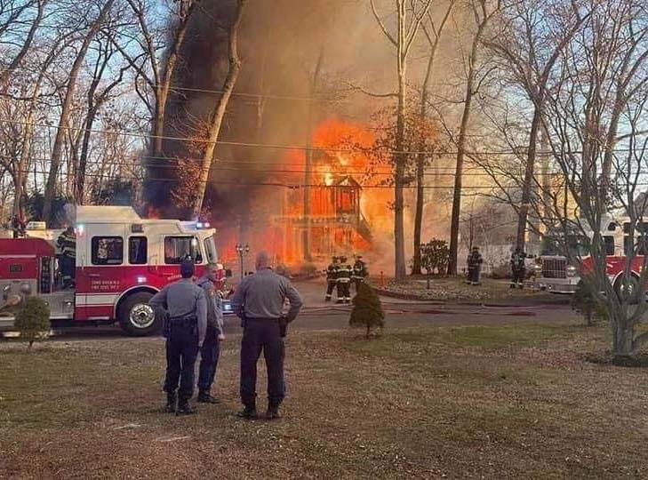 Firefighters injured, dog perished in morning Toms River blaze
