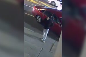 Woman who was struck by car in hit-and-run while getting off bus in critical condition