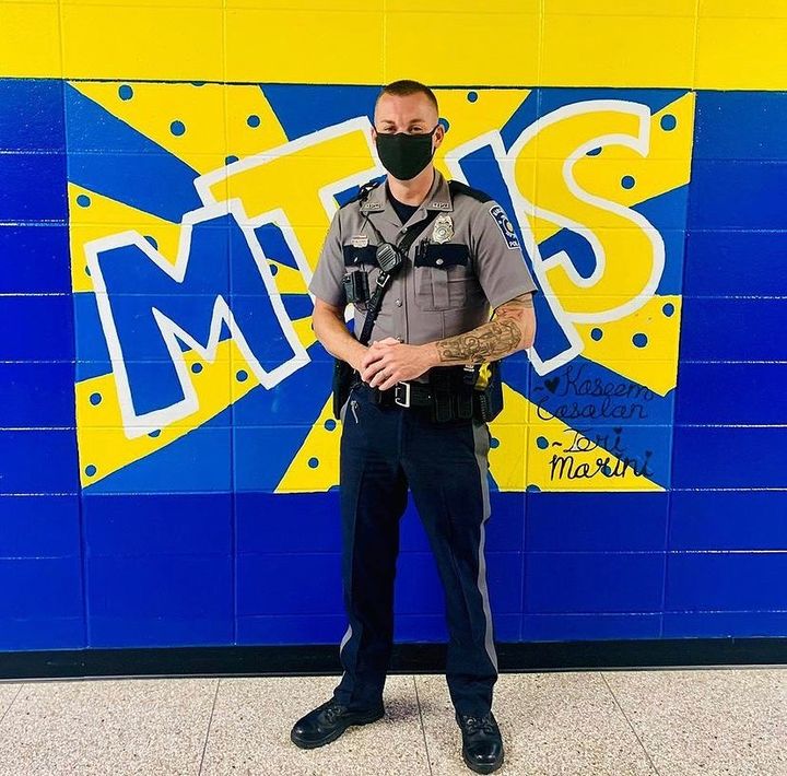 Manchester Police Department recognizes school resource officer Keith Craig