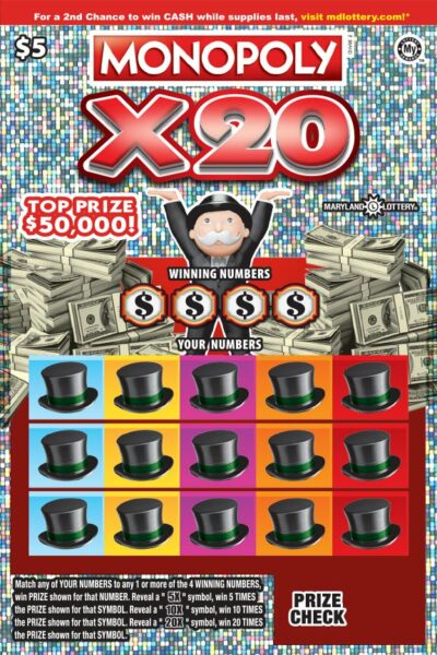Frederick Man Wins $50K on MONOPOLY™ X20 Game