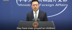 Chinese community party media blitz attacks us human rights record