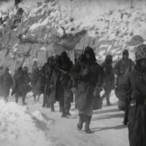 Marines return fire on communist propaganda - photo licensed by shore news network.