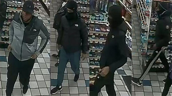 Gunmen fired 54 shots during gas station robbery, luckily they had very bad aim