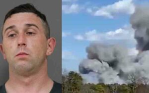 Middletown man arrested, in ocean county jail on 25 counts of aggravated arson, setting forest fires