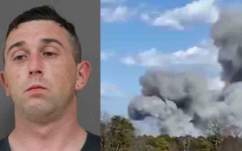 Middletown Man Arrested, in Ocean County jail on 25 counts of aggravated arson, setting forest fires