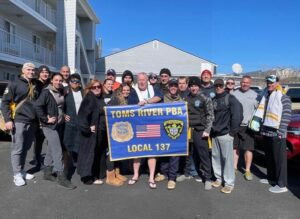 Toms river police department raises $15,000 for special olympics at annual polar bear plunge