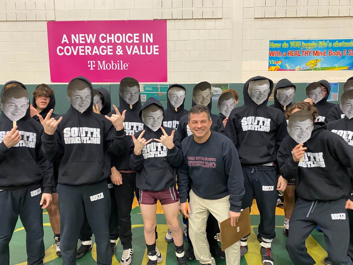 Toms River South Wrestling Coach Ron Laycock Wins 300th