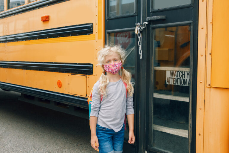 Federal law dictates students must continue to mask up on school busses, even after nj school mask mandate expires - photo licensed by shore news network.