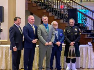 South jersey cop awarded for life saving action after man stabbed himself in the chest with a knife