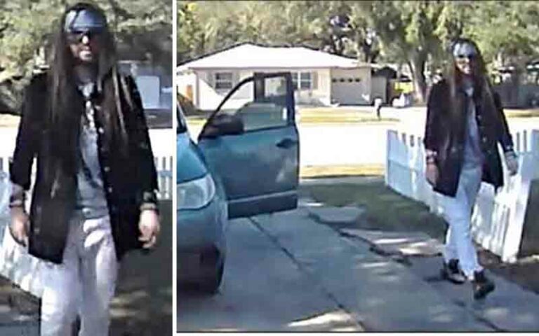 Captain jack sparrow look alike wanted by clearwater police for porch piracy - photo licensed by shore news network.