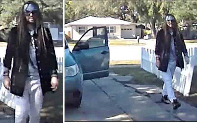Captain Jack Sparrow look alike wanted by Clearwater Police for porch piracy
