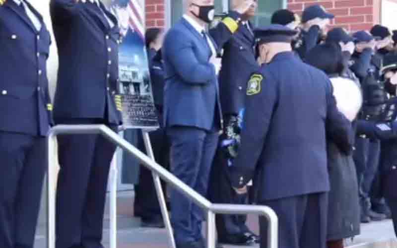 Newark says goodbye to fallen officer Waldemar Arocho, 42
