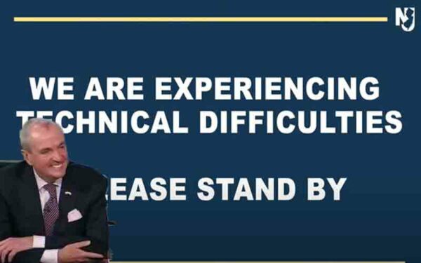 Murphy press conference experienced technical difficulties when governor press on abuse of executive powers