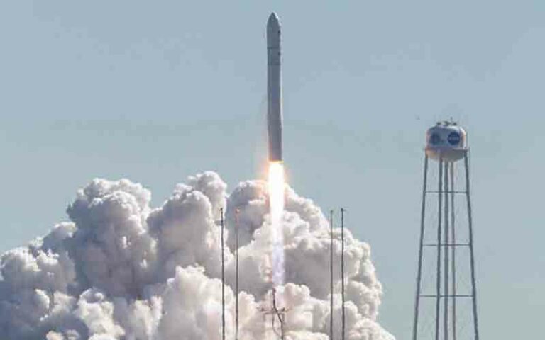 Nasa celebrates another successful east coast rocket launch in virginia - photo licensed by shore news network.