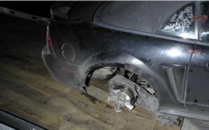 Three men face multiple charges after shots were fired at an officer from an eluding vehicle.