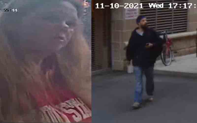 Yar! The Columbus Police Department be seeking ye help in identifying these here porch pirates