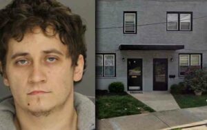 Police officers responding to domestic disturbance find man in process of decapitating woman Police officers responding to domestic disturbance find man in process of decapitating woman