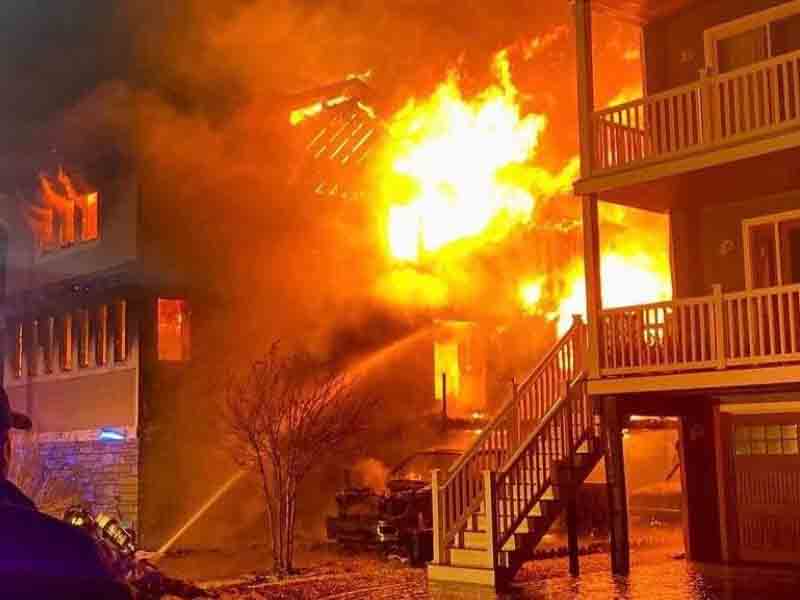 Ortley Beach vehicle fire spread to damage three homes Toms River Fire Bureau Reports