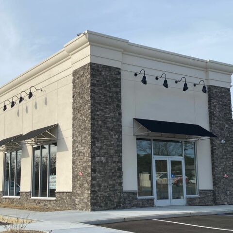 Rising from the ashes, this toms river plaza is ready for business, but which ones? - photo licensed by shore news network.